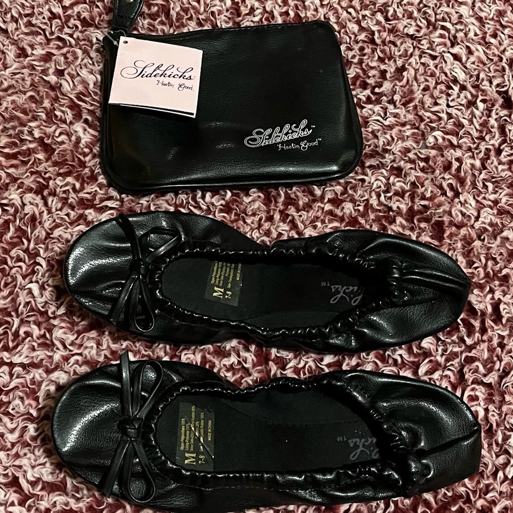 Black slip on shoes!